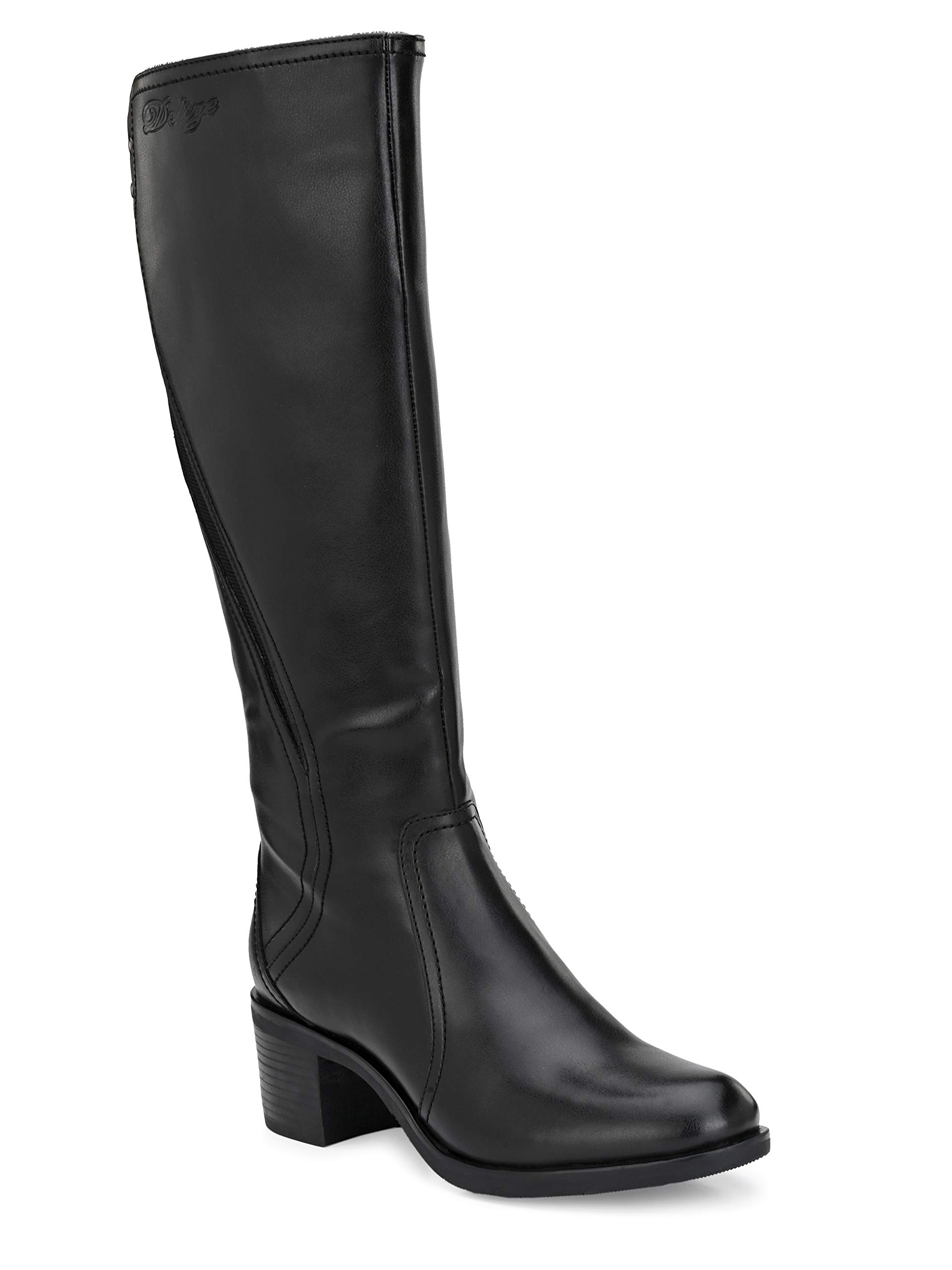 Delize Womens Black Knee Boots - 5 UK (B08PNT5X76) Amazon Price History, Amazon Price Tracker