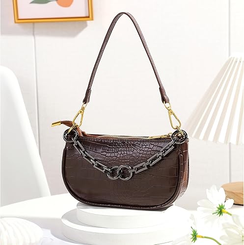 Miniatura 4 de Anbys 2 piezas de correa extensora para bolso, cadena alargadora de bolsa, forma oblonga, de repuesto, para bolso cruzado, bolso de hombro (Gunmetal