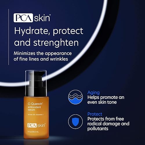 Miniatura 2 de PCA SKIN Suero protector facial antioxidante con vitamina C Quench - Corrector facial hidratante antienvejecimiento con ácido hialurónico para