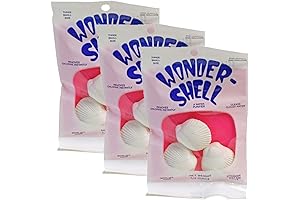 Weco Wonder Shell Natural Minerals: Three Packs of Small Shells