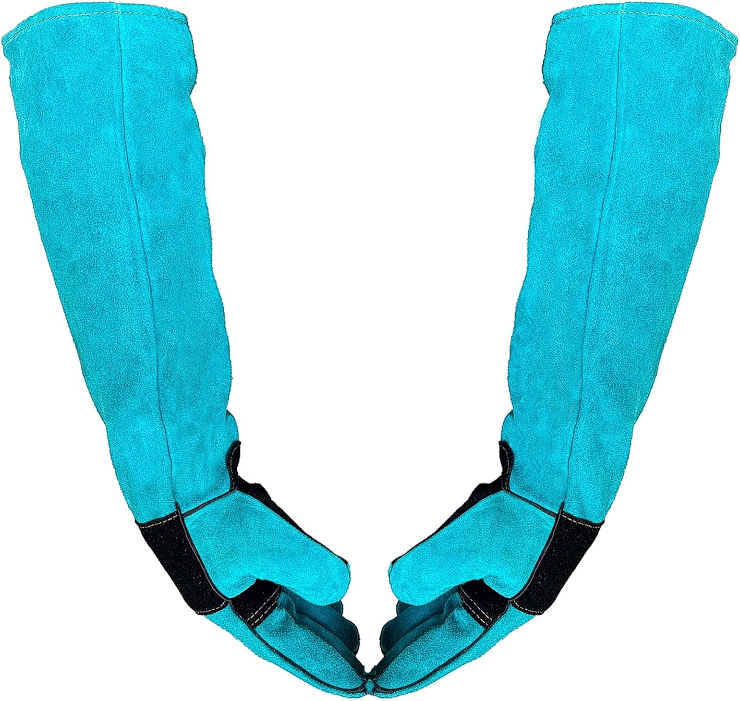Bite Proof Leather Gloves for Cat Scratch Dogs Snake Reptile，Engthened and Thickened Animal Control Pet Grooming Training Glove