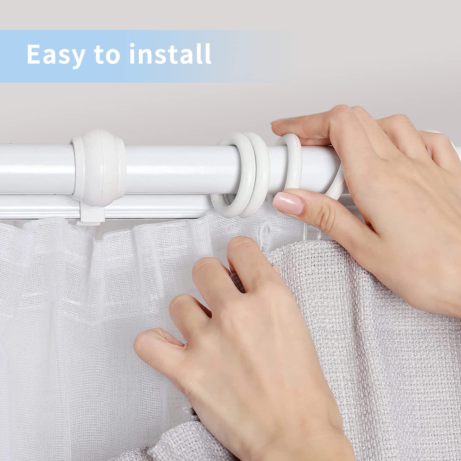 Ganci E Occhi Per Tenda Per Velo/rete Gancio Filo Tenda E Occhio - Foto 4