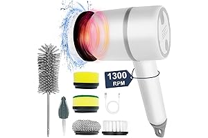 Automatic Hand-Held Dish Scrubber: Tackle Tough Stains with Ease!