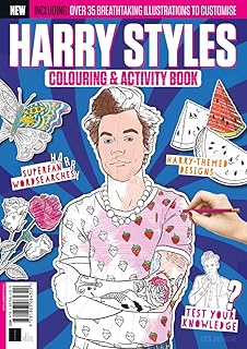 Harry Styles Coloring & Activity Book: Including over 35 breath-taking illustrations to colour and customise