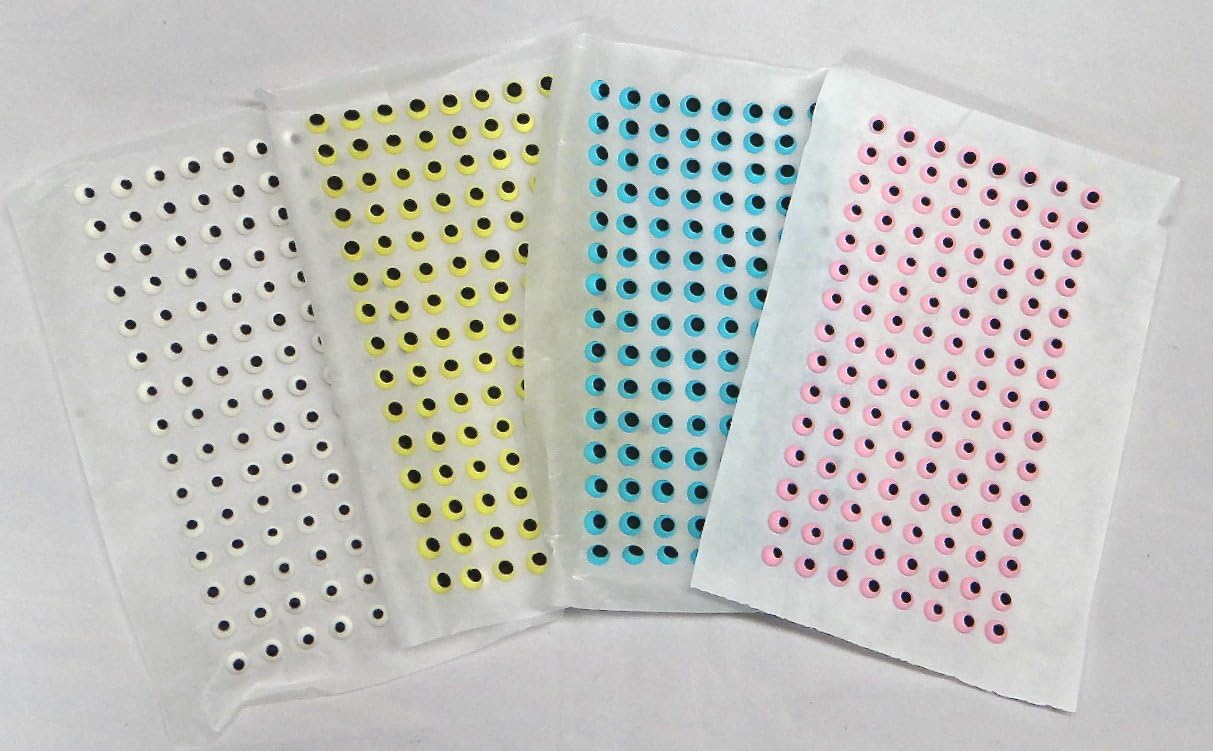 Edible Assorted Icing Royal Eyes Cake Candy Cookie Decorations 1/4" 1000 count