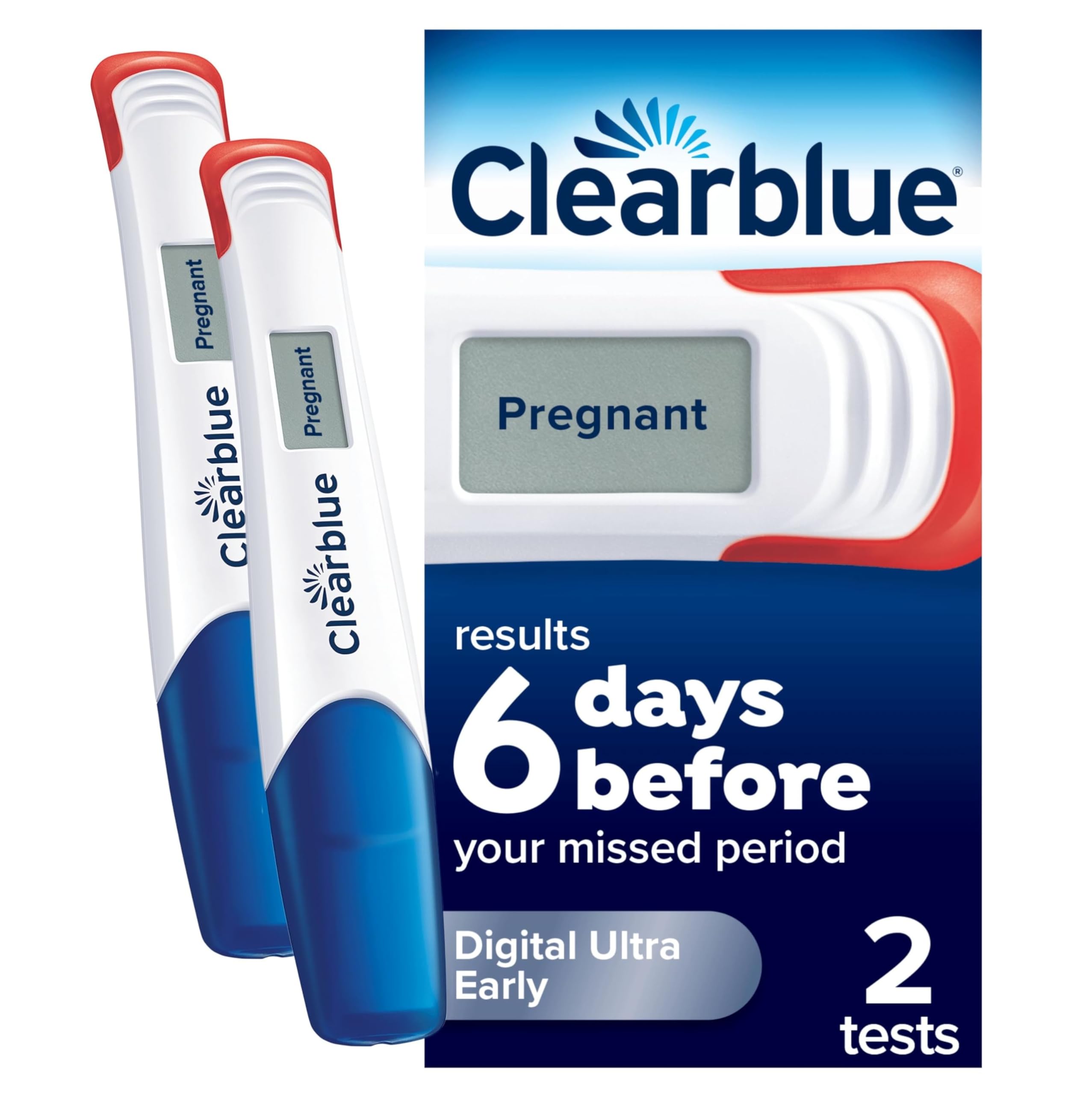 Pregnancy Test Clearblue Digital Ultra Early - 2 Pack