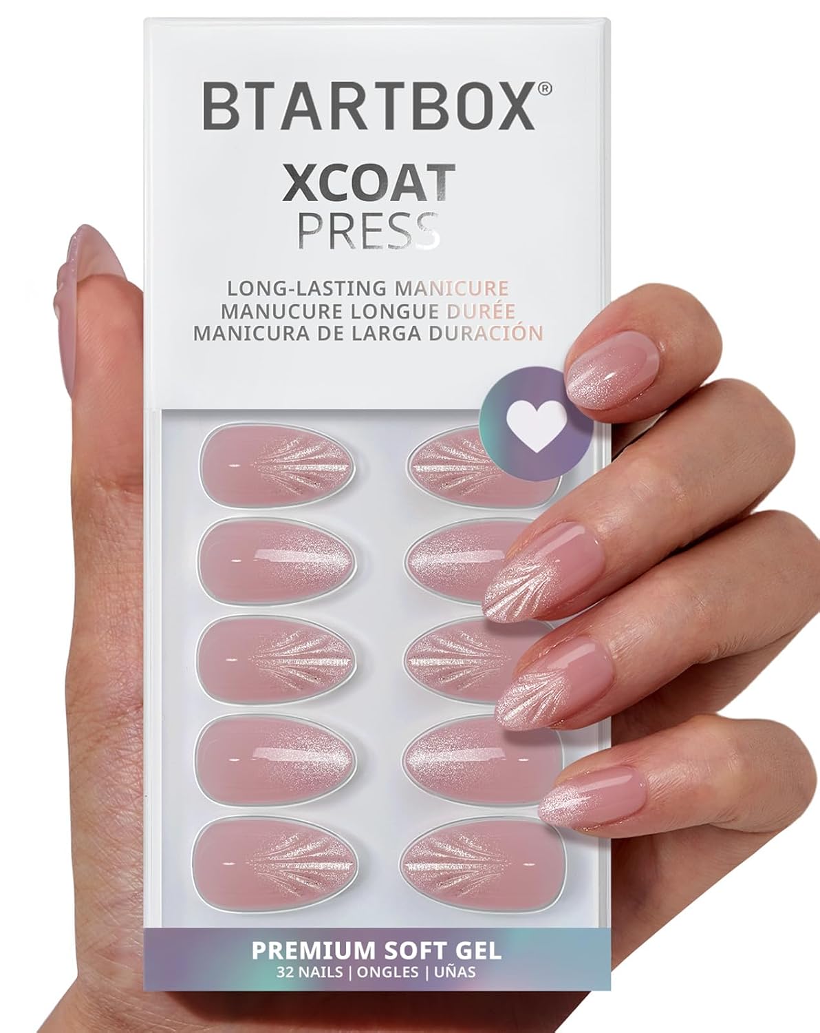 BTArtbox Shell Luxe Press On Nails - 4-Week Wear