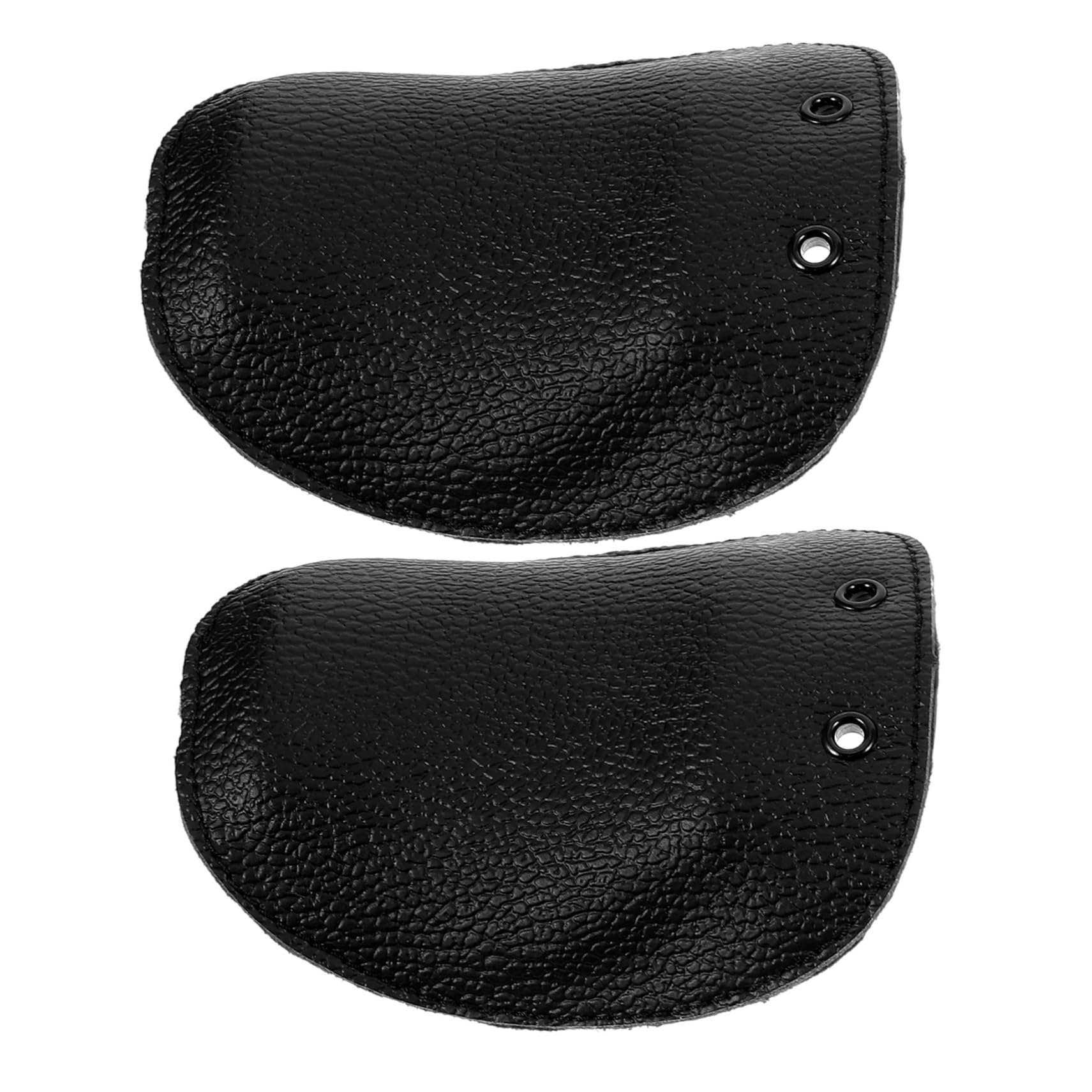 BUTIFULSIC 2pcs Metatarsal Shoe Covers for Men Metatarsal Covers Footwear Guard Metatarsal Protector Metatarsal Boot Guard Steel Toe Covers Shoe Toe Protective Covers Black Cowhide