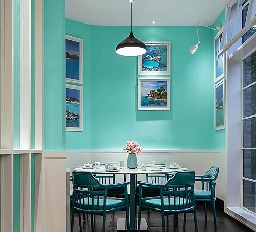 Miniatura 308 de Dimoon 236''x17.7'' White Thicken Peel and Stick Wallpaper Contact Paper Modern Self Adhesive Wall Paper Removable Renter Friendly Textured Solid