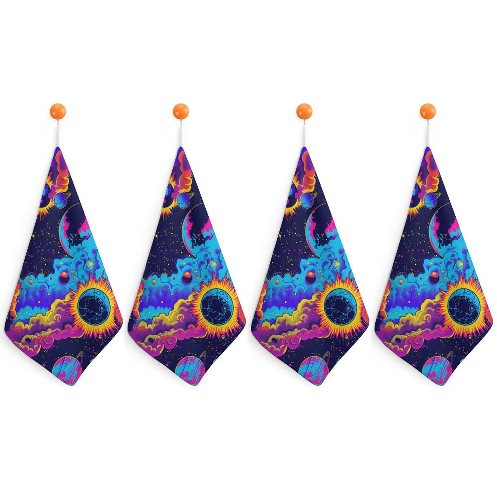 Serviette séchage rapide lot de 4 serviettes rétro ultra absorbantes pour la douche