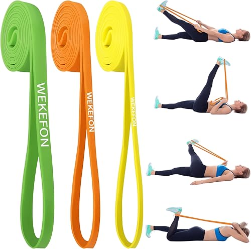 Miniatura 1 de Resistance Bands Set, Pull Up Assist Bands - Stretch Resistance Band - Mobility Band Powerlifting Exercise Bands for Resistance Training, Physical
