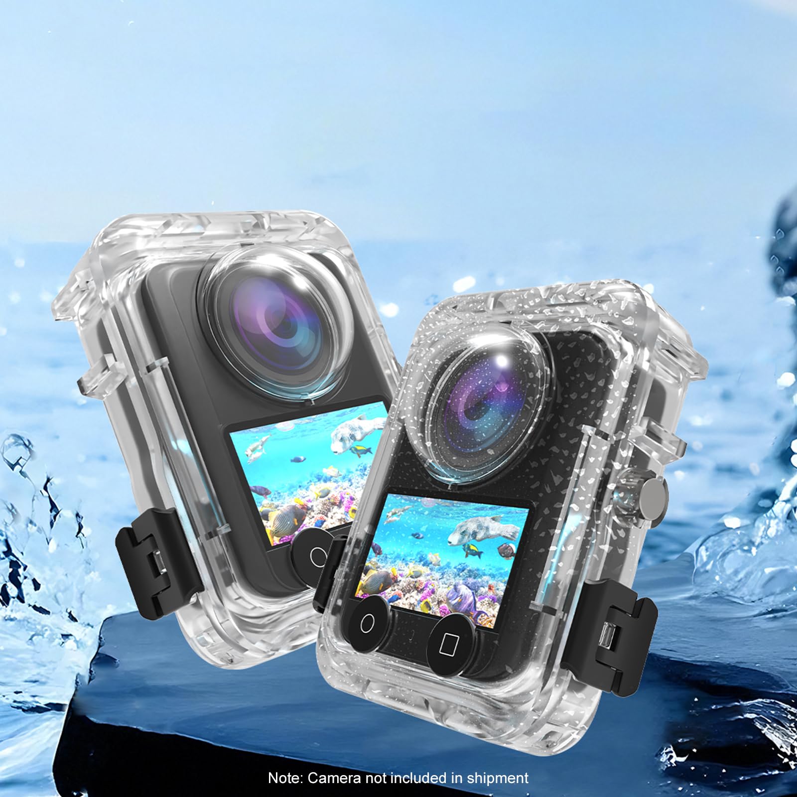 HTU Invisible Dive Case Quick Release Diving Protective Diving Case obudowa obudowa do Osmo 360 Action Camera Akcesoria