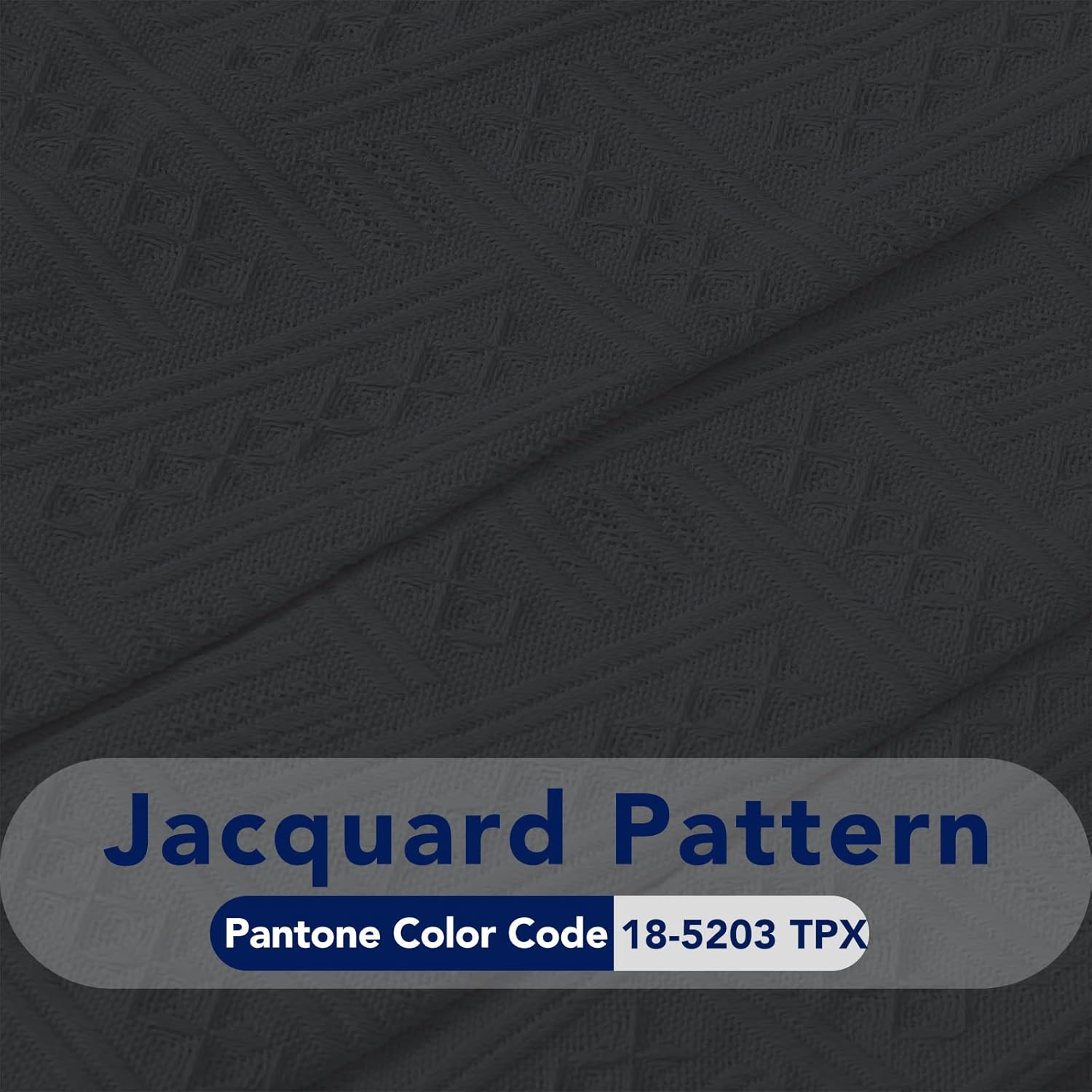 PureFit Geometric Jacquard Throw Sofa Cover - Textured Soft Washable Decorative Couch Covers for 3 Cushion Couch, Throw Cover with Tassels Furniture Protector for Pets, Kids (Small, Dark Gray)