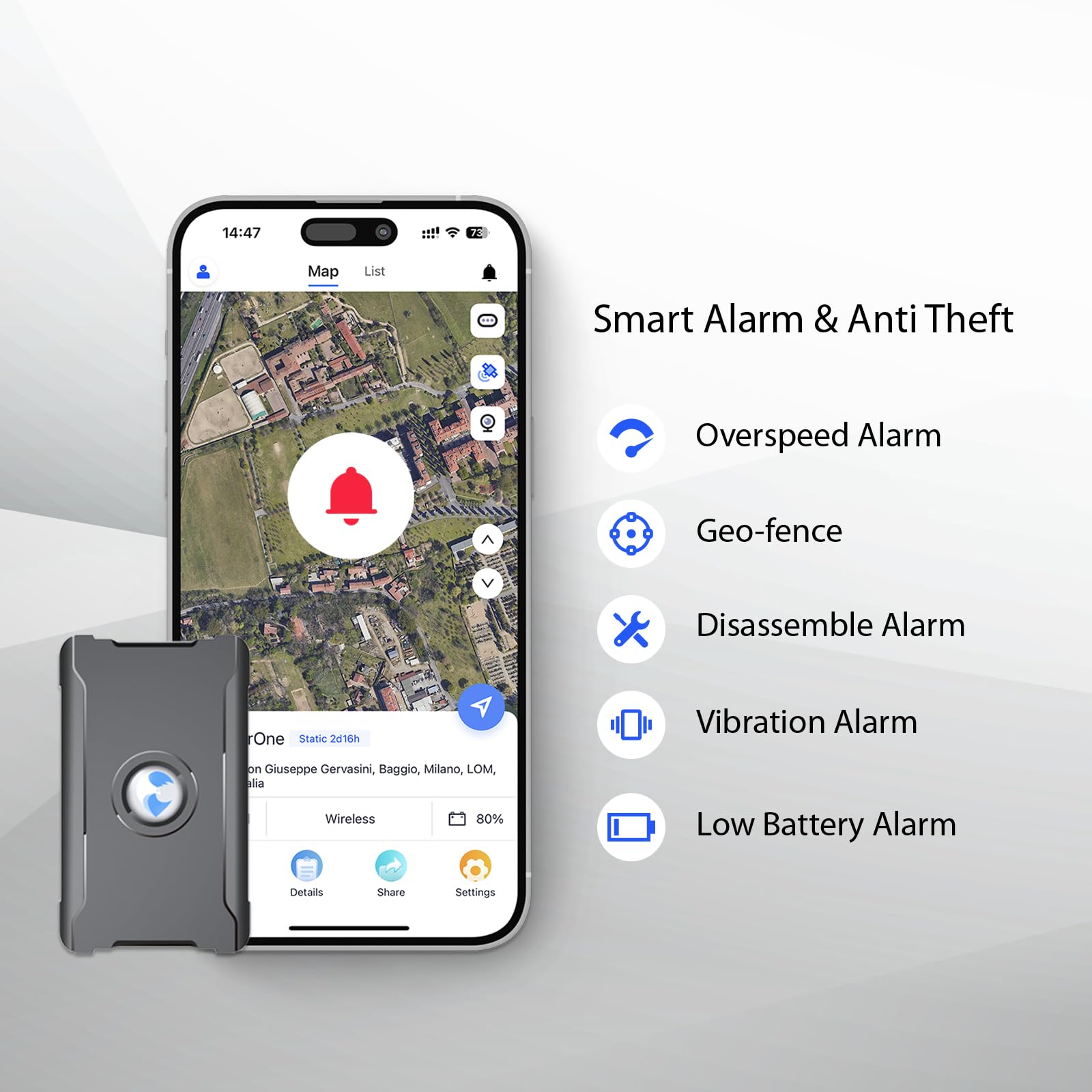 Rastreador GPS para vehículos, coches de larga duración de batería hasta 90 días, imán fuerte, rango ilimitado, geo-cerca, dispositivo de seguimiento de coches en tiempo real 4G, dispositivos de 4