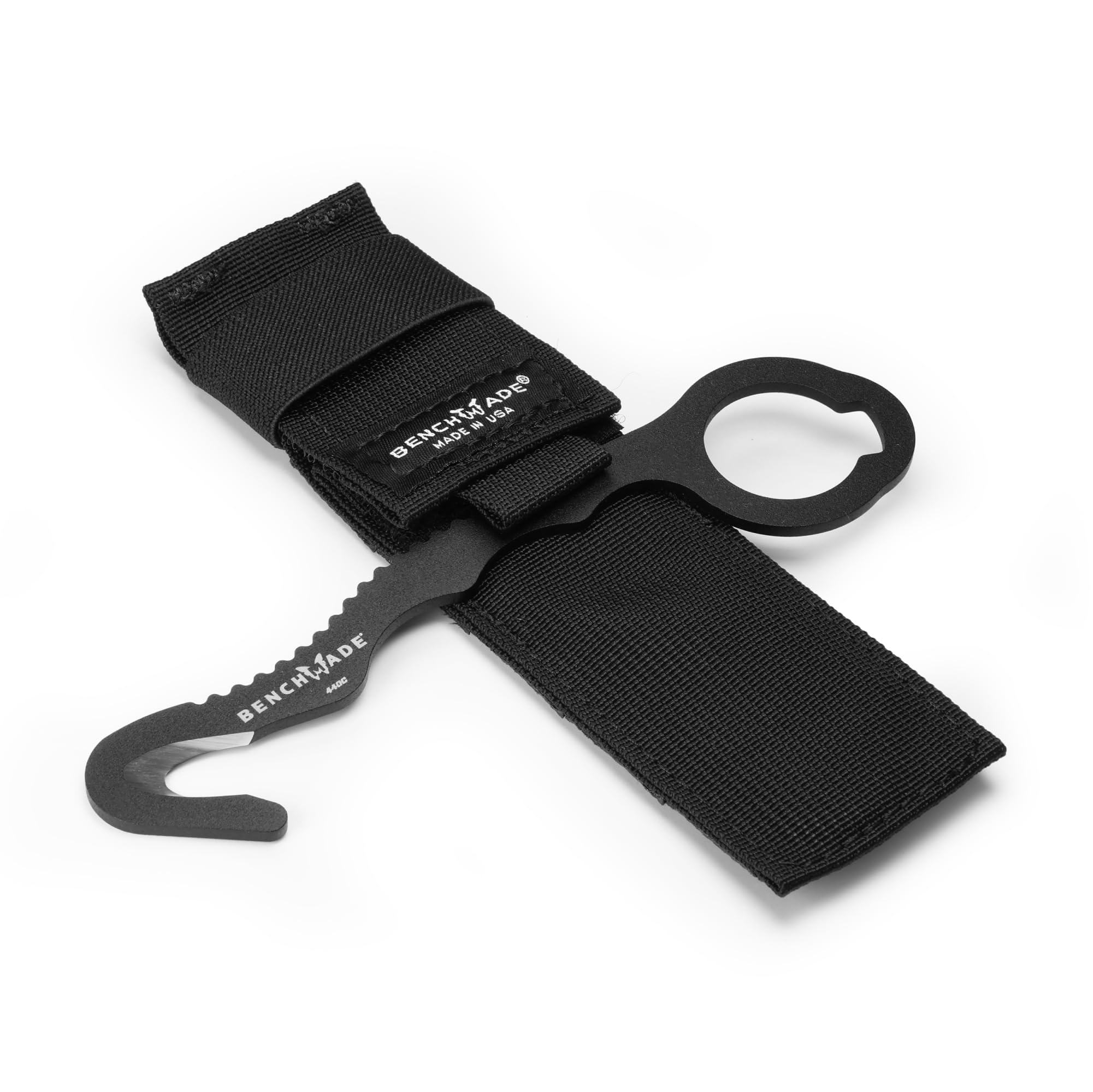 Benchmade - Hook Safety Cutter with Black 440C Handle (8 BLKWMED)