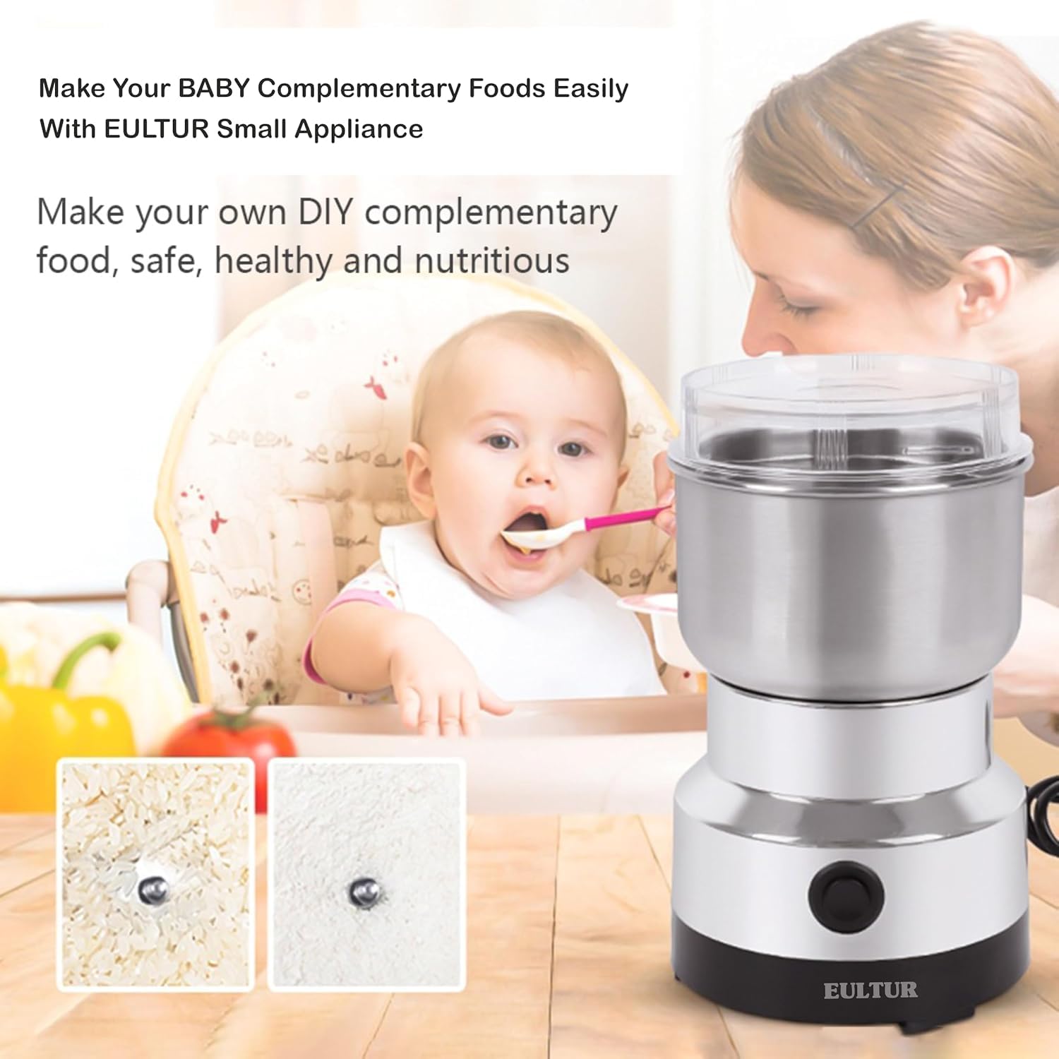 Mini Mixer Grinder - Spice & Coffee Grinder -4 Mini Mixer Grinder - Spice & Coffee Grinder -4
