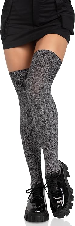 Leg Avenue Women's Rib Knit Thigh Highs