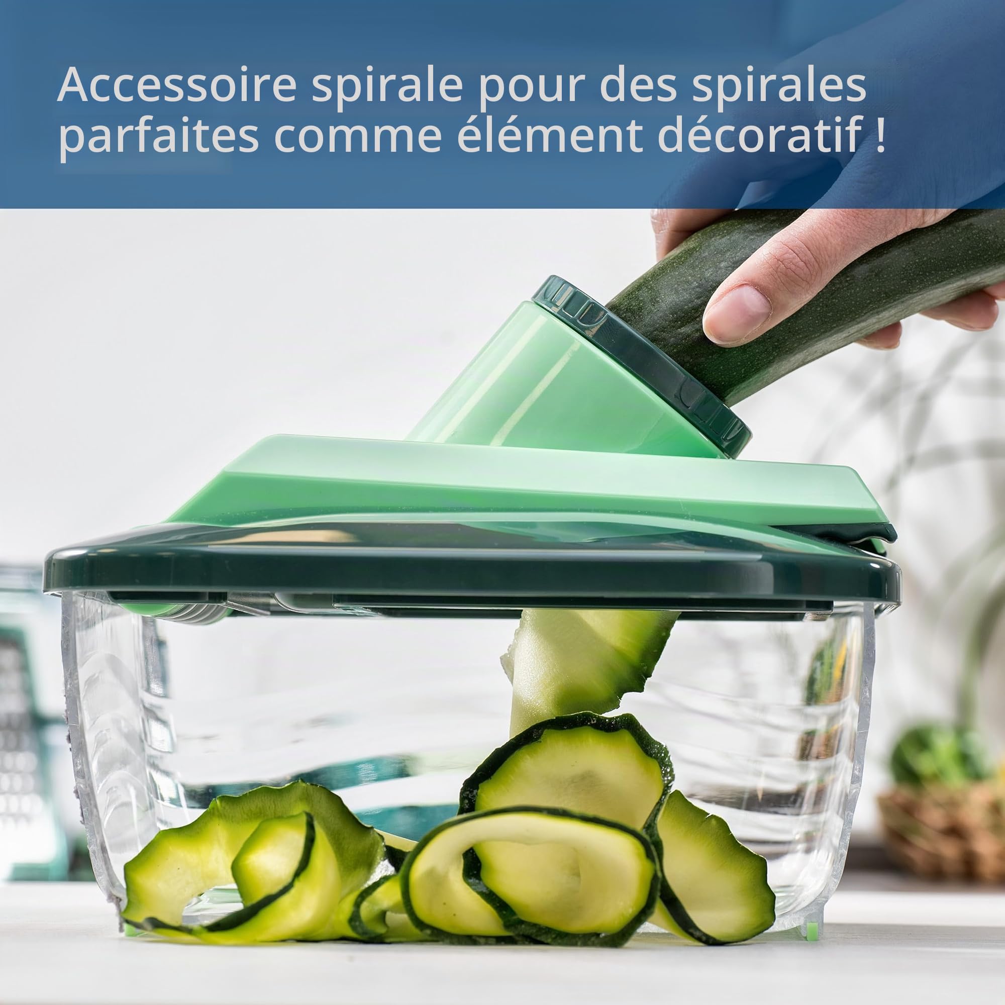 Genius A27060 Nicer Dicer Chef, Inox et Plastique 3 300 ml