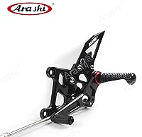 Vista 6 de Arashi (Versión 2.0) Estriberas traseras ajustables para Honda CBR250R 2011-2022 Accesorios de motocicleta Estriberas Reposapiés Juego trasero CBR