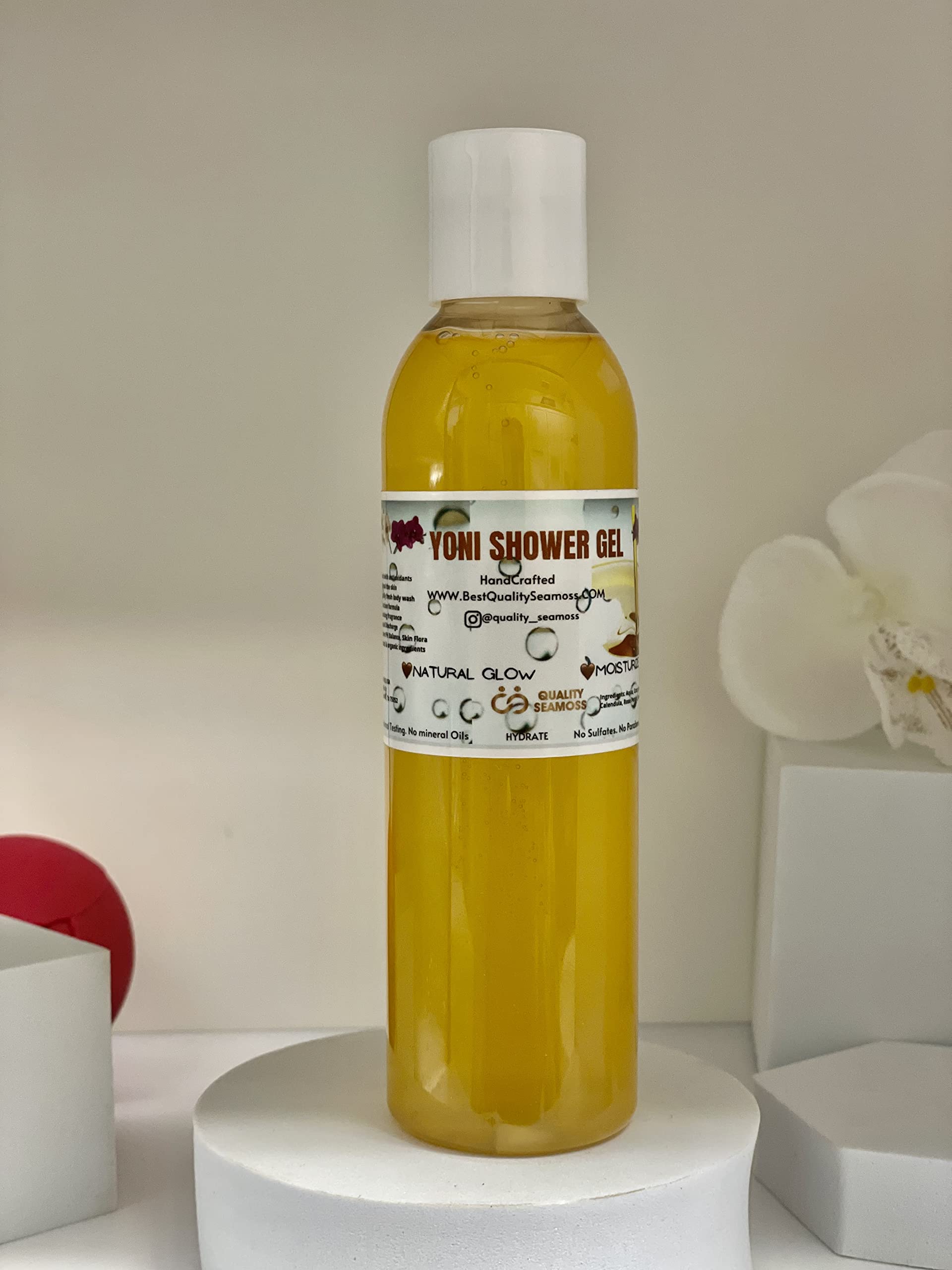 Ph Balance Feminine Wash - Vee Health & Wash Shower Gel- Use with Moisturizing Calendula, Mint for Odor, Itchy & Dry Skin - Paraben-Free Gentle Cleanse Daily Use 7 oz