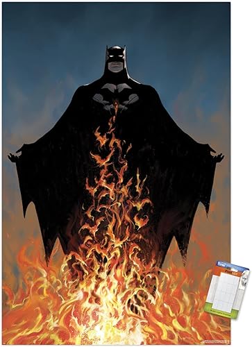 Miniatura 55 de Trends International DC Comics Batman - Póster de pared de fuego Versión con marco dorado