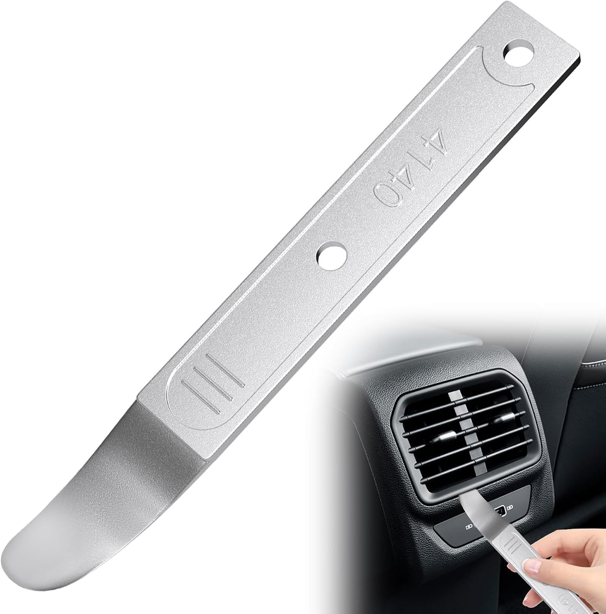 4140 Pry Tool, Trim Removal Tool, Mini Pry Bar for Auto Trim Interior | Metal Panel Popper Tools, Door Panels Removal Tool for Vehicle Door Panel, Car Accessories