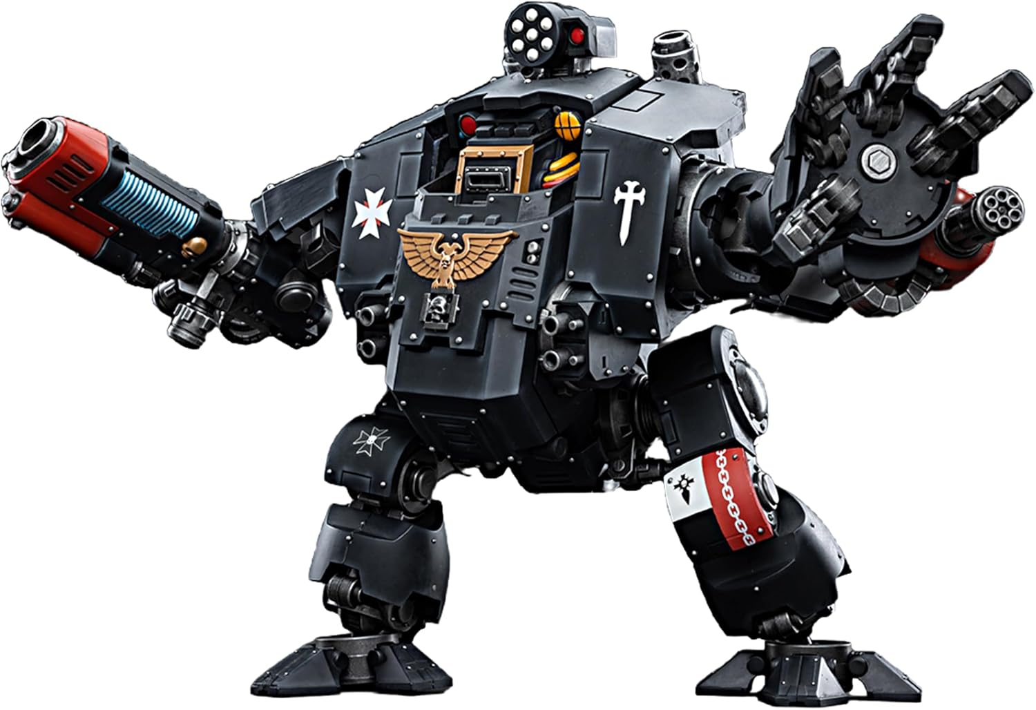 JOYTOY Dreadnought Warhammer 40k 1/18 Action Figure Mecha Ultramarines Redemptor Dreadnought Brother Tyleas 11.73inch Collectible Figurine Gifts Toys for Kids 15+ and Adults