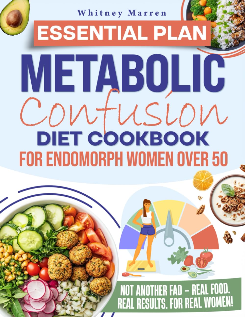 ESSENTIAL PLAN METABOLIC CONFUSION DIET COOKBOOK FOR ENDOMORPH WOMEN OVER 50: Fire Up Your Metabolism and Lose Weight with Easy Recipes Tailored for Women 50+ | Special 49-Day Meal Plan Included