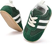 BACSAC Non-Slip Baby Walking Shoes for Boys Girls - Breathable Pull-On Infant Sneakers 3-12 Months