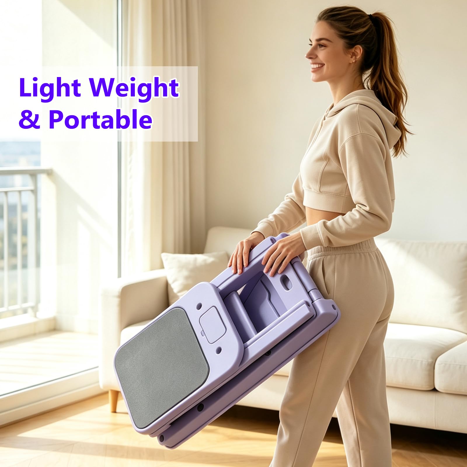 Tabla de pilates para el hogar, tabla reformadora de pilates con caja de