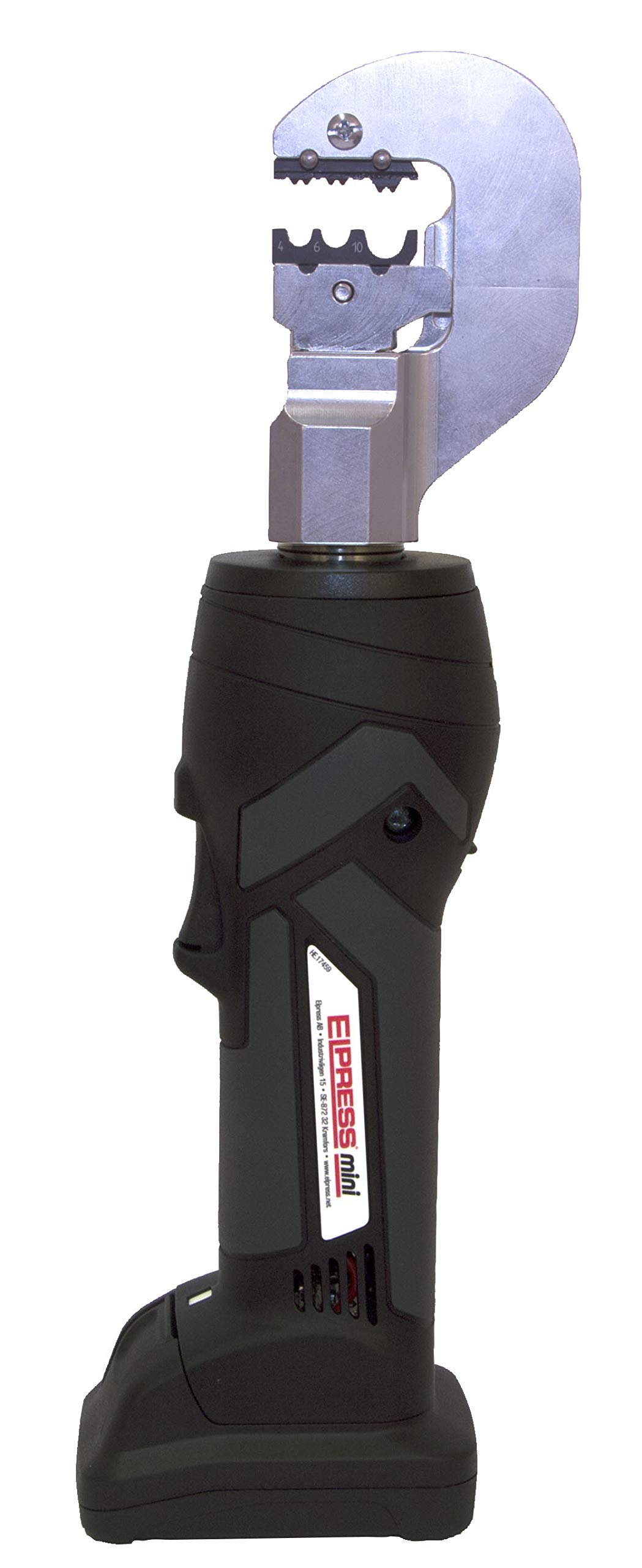 Elpress-Mini PVL130P-US Electro Hydraulic Crimping Tool, Electrical Battery Operated Crimping Tool PVL130P, Production Tool for professional Wire Crimps, Cable Lug Crimper