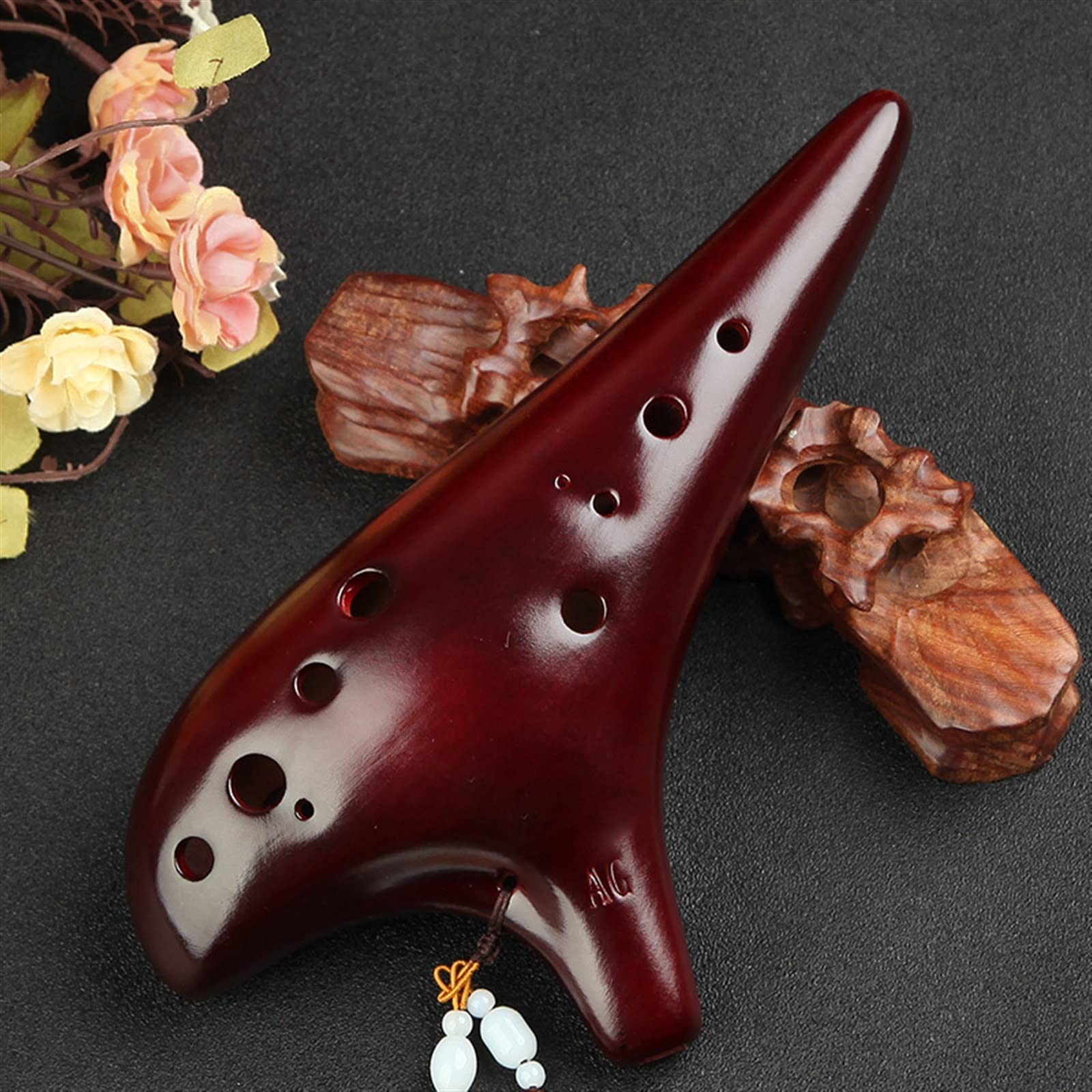 Profesjonalny 12-otworowy Altowy Ceramiczny Ceramiczny Instrument Muzyczny Dla Początkujących Wędzony Ocarina Brzmi Dobrze początkujących ocarina