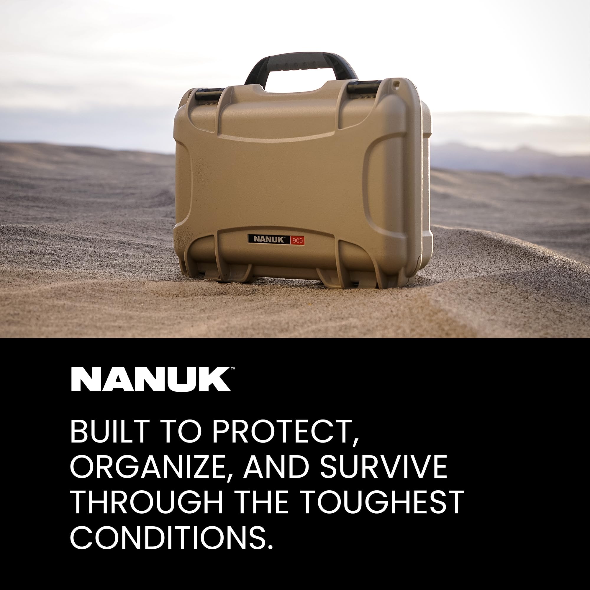 Nanuk 909 wasserdichte Hartschalenhülle – Schwarz