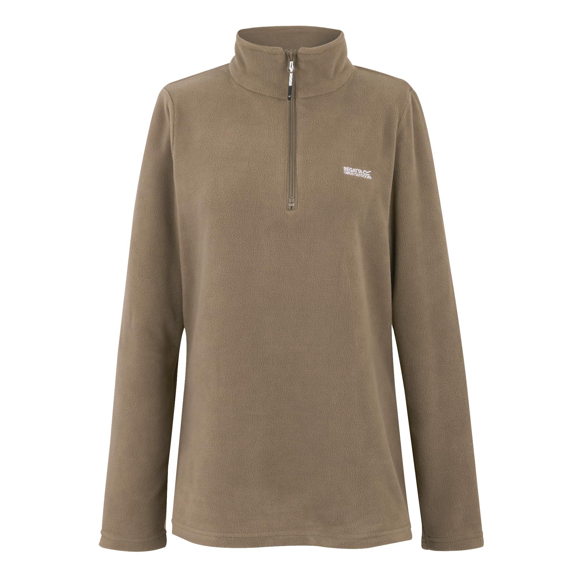 Regatta Women's Sweethart Lightweight Half Zip Fleece Sweatshirt in Brown | Size: 22