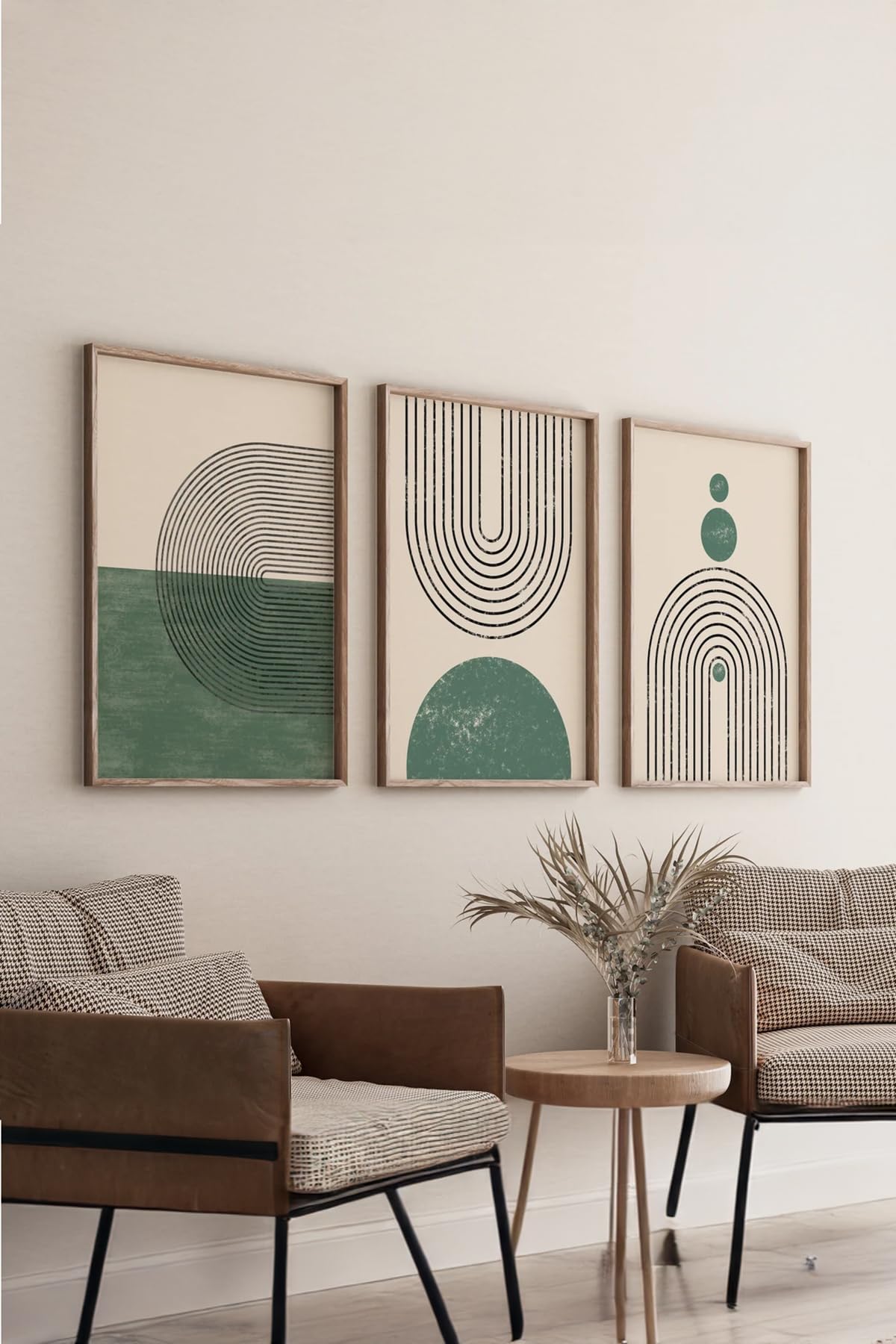 Artavessa Gerçek Ahşap Çerçeveli 3 Parça 3D Poster Tablo Seti - 3DARTSOHOSET19-3348