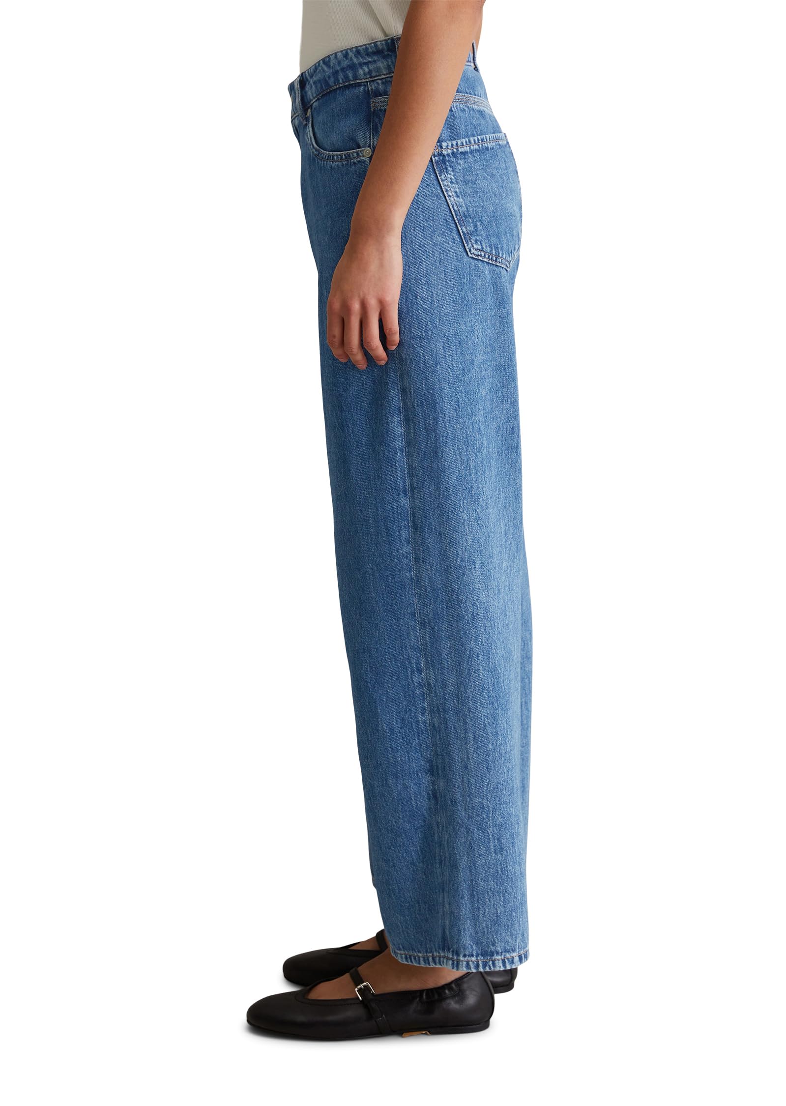 Marc OPolo Denim damskie spodnie jeansowe z bawełny organicznej Wide Fit, 4931, 34W / 32L