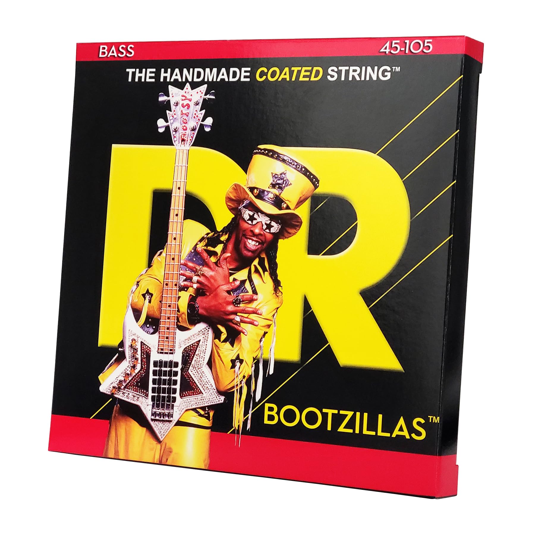 DR Strings BZ45 45-105 średni zestaw ręcznie robione sznurki powlekane Bootzilla
