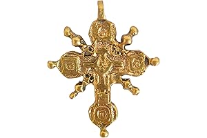 Traditional Russian Old Believer Orthodox Crucifix Necklace