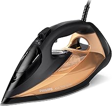 Philips Azur 7000 Series Steam Iron – Blast Through Tough Creases with 250g Boost, 50g/min Continuous Steam, 2800W Fast Heat-Up, Vertical Steam, Non-Stick Elite Soleplate (DST7040/80)