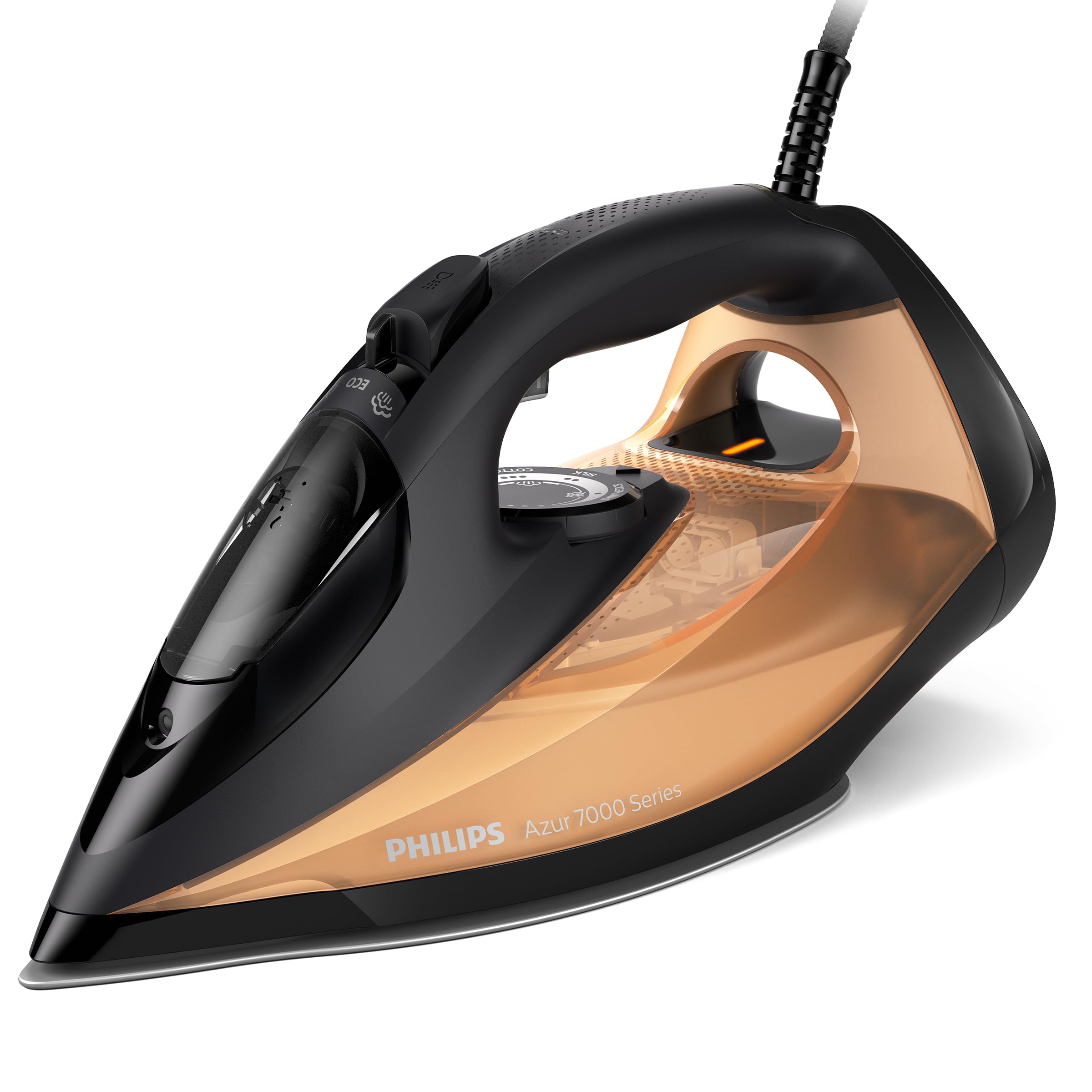 Sponsored Ad – Philips Azur 7000 Series Steam Iron – Blast Through Tough Creases with 250g Boost, 50g/min Continuous Steam, 2800W Fast Heat-Up, Vertical Steam, Non-Stick Elite Soleplate (DST7040/80)
