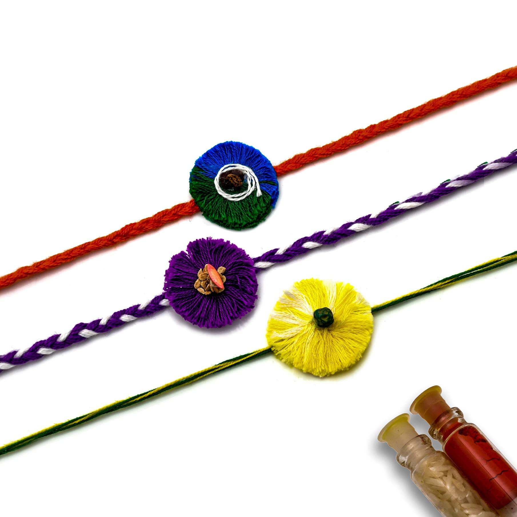 See full amazon price history chart for Innovera Design Plantable Rakhi Natural Eco-Friendly Cotton Embroidery Designer Sustainable Rakhi with free seed - Combo of 3 Rakhi with Roli and Chawal Pack Set for Brother; Kids Innovera Design Plantable Rakhi Natural Eco-Friendly Cotton Embroidery Designer Sustainable Rakhi with free seed - Combo of 3 Rakhi with Roli and Chawal Pack Set for Brother; Kids (B0B85MGX3S) Amazon Price History, Amazon Price Tracker
