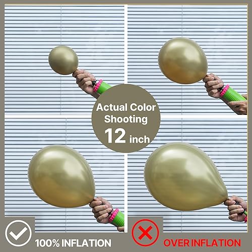 Vista 534 de PartyWoo Globos dorados metálicos, 50 globos metálicos dorados de 12 pulgadas, globos dorados para guirnalda de globos o arco de globos como