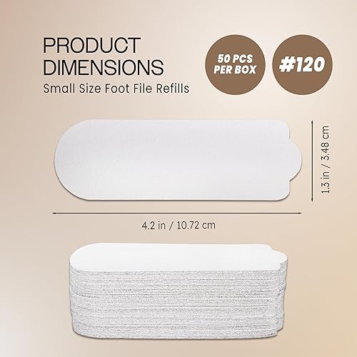 Miniatura 2 de PANA 40 piezas de recambio de archivo Pedi grande negro para lima de pies de acero inoxidable para lijar raspador de pies, almohadillas de recambio