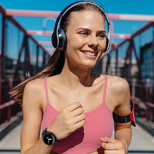 Miniatura 5 de BMINEN Correas compatibles con Google Pixel Watch correa deportiva de silicona suave para hombres y mujeres transpirable ligera impermeable repuesto