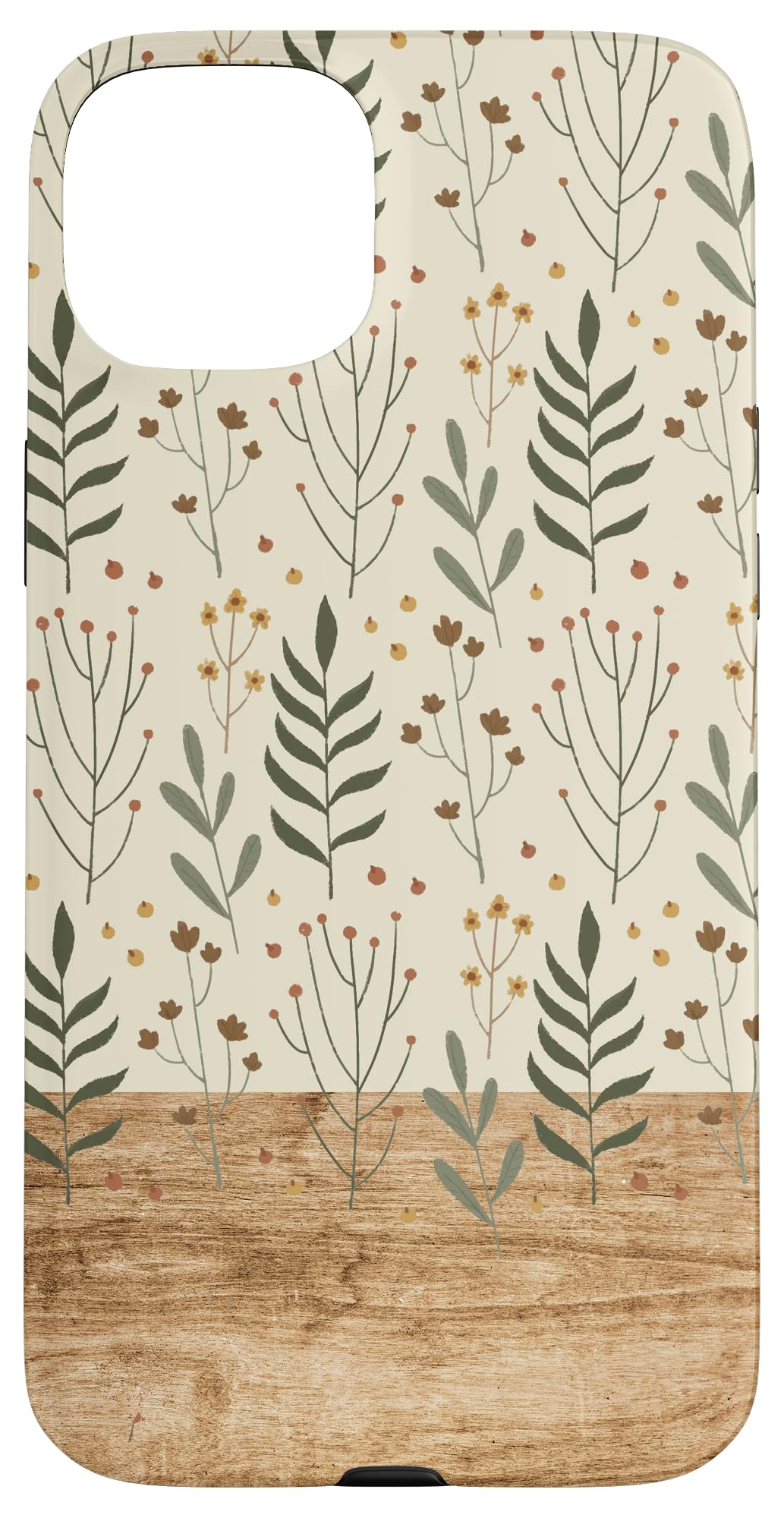 iPhone 15 Plus Boho Botanical Floral Pattern Flower Power Wildflowers Gift Case