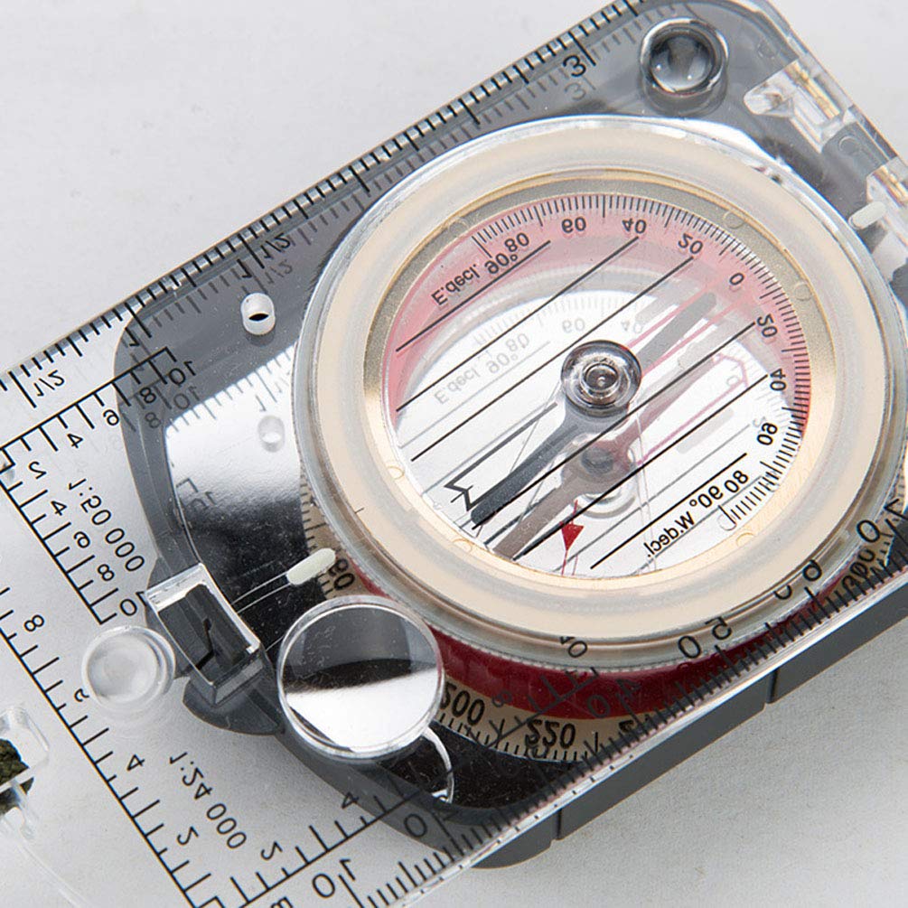 Beau Boussole Portable, Boussole étanche et Antichoc, Design Lumineux, pour L'extérieur, Le Camping et La Randonnée Durable