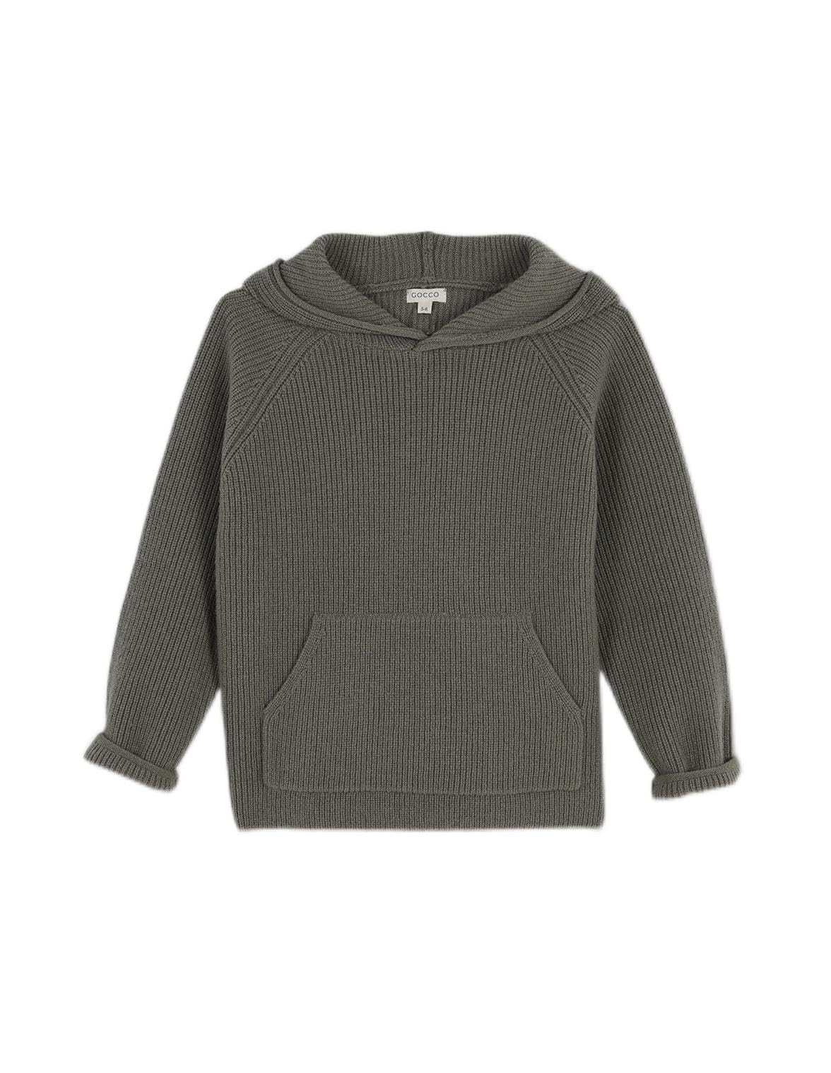 Pull à capuche garçon Gocco en maille douce pour enfant - 5