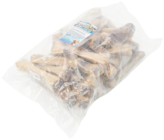 Foto 3 de 6 de ARQUIVET Hueso prensado Piel de búfalo Relleno con Tripa de búfalo - 21 cm - Bolsa de 30 Unidades - 5.250 g