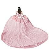 Off Shoulder Beaded Quinceanera Dresses with Bow Puffy Tulle Crystal Sweet 16 Dress Layered Lace Flower Ball Gown