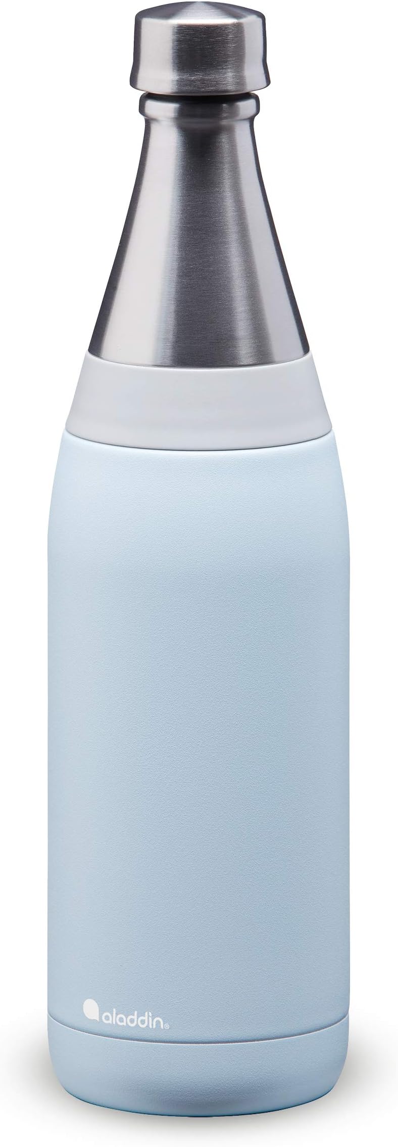 AladdinFresco Thermavac Stainless Steel Water Bottle 0.6L Sky Blue โ Leakproof - Keeps Cold for + 10 Hours - BPA-Free - Dishwasher Safe - Reusable Thermos Flask with Durable Finish